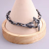 Handmade 925 Silver Skull Mens Bracelet