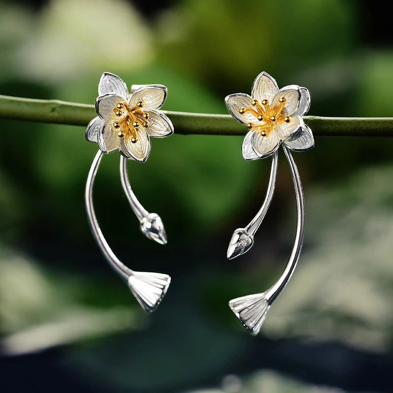 Lotus Fun (925 Sterling) Earrings