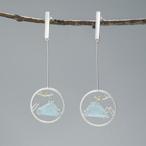 Bird Whisper - Sterling Earrings