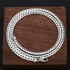 Retro Flat Chain Necklace for Men