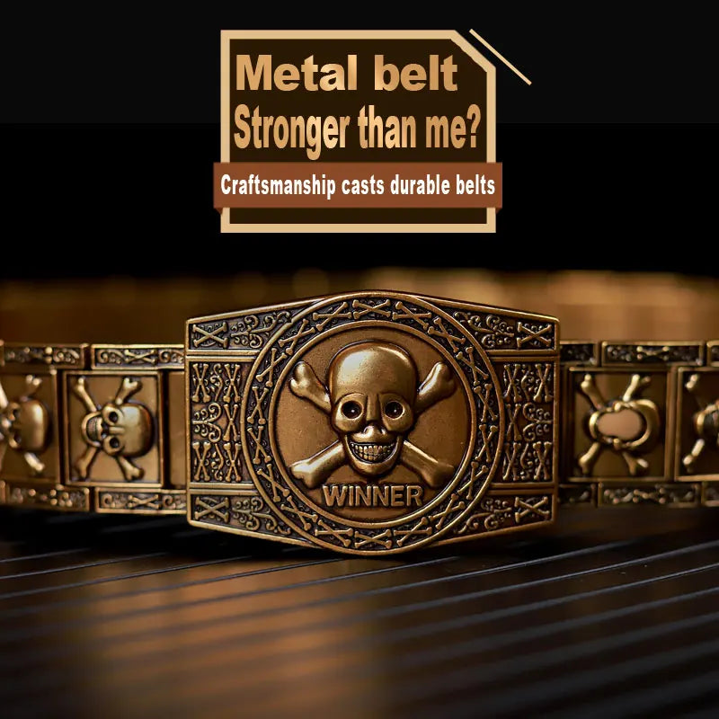 Men's Skull Buckle (Stainless) Belts