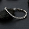 Sterling/Emerald (15-18cm) Bracelet