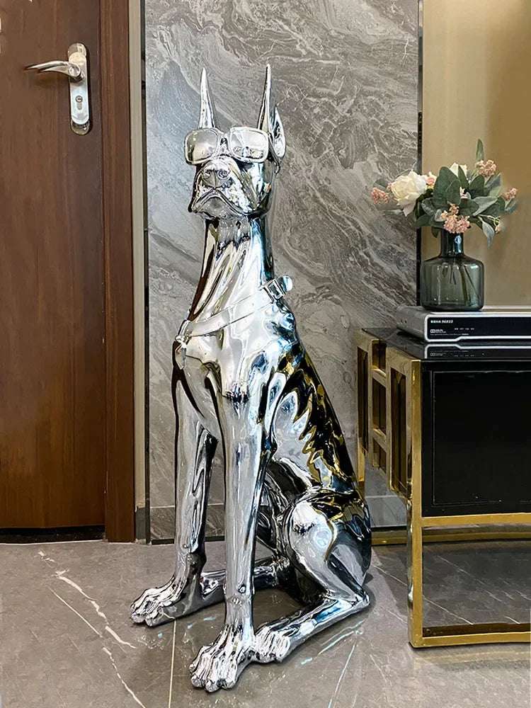 Doberman Decor Sculpture