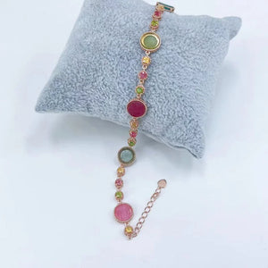 Bracelet Tourmaline (925 Sterling Silver)