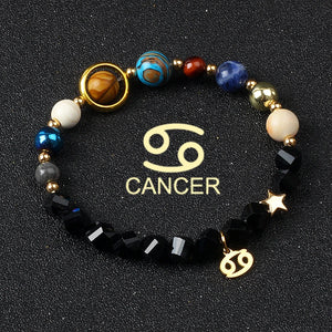 Natural Stone Constellation Bracelets