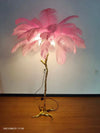 Ostrich Feather Floor Lamps (Certified)