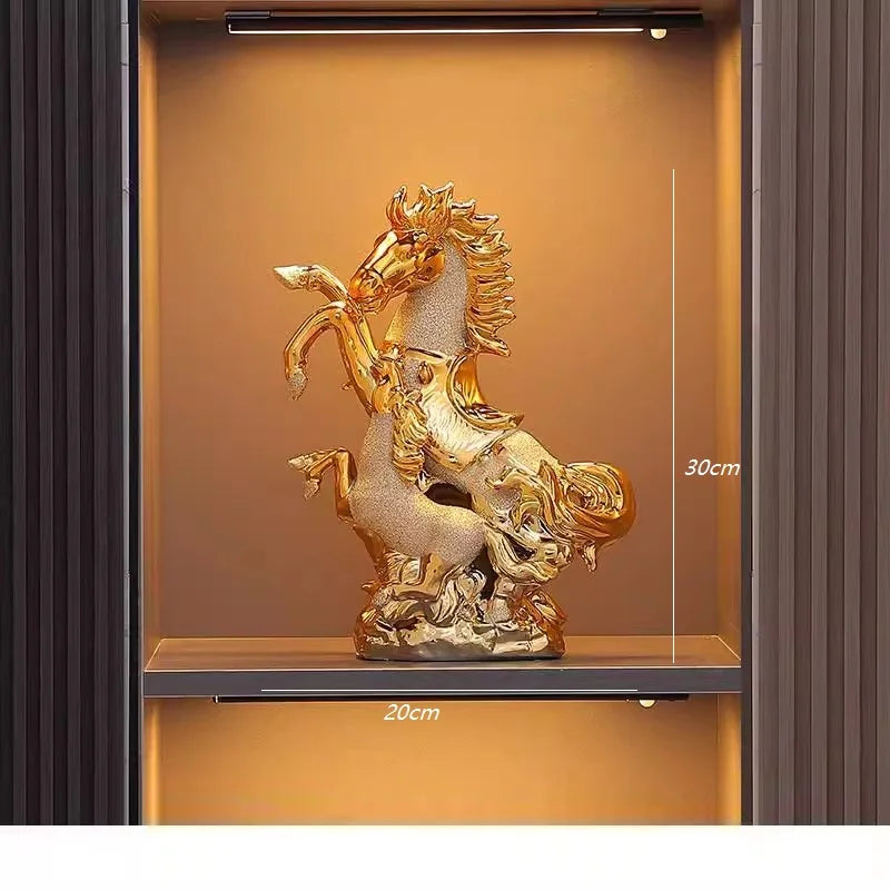 European Style (Golden Ceramic) Vases