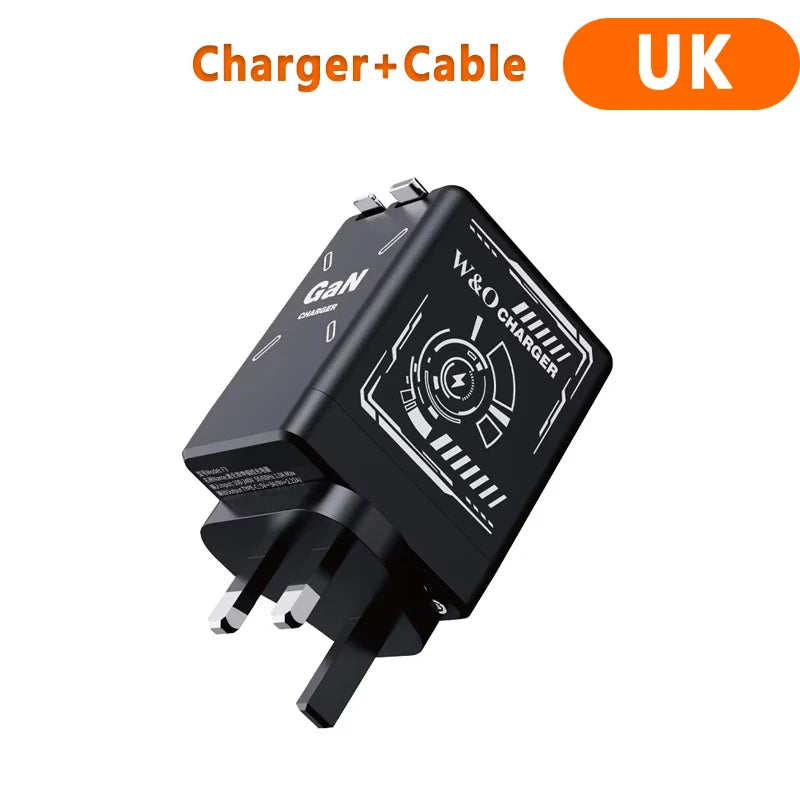 Charger Fast (GaN120W) (Retractable)