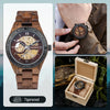 Men's (Mechanical) Skeleton Wood Watches