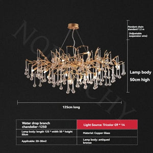 Luxury French (Branch) Chandelier
