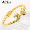 Trendy Fox Design (21k Gold Plated) Bangles