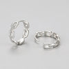 Silver Chain 925 Sterling Earrings