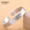 Lotus (Sterling Silver) Bangle/Bracelet