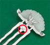 Jade Flower (S925 Sterling) Hair Stick Comb