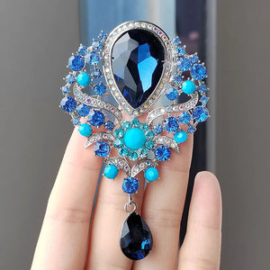 Retro Waterdrop Brooches