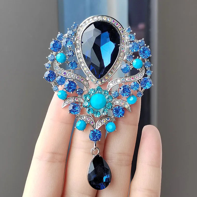 Retro Waterdrop Brooches