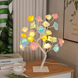 Rose (Colorful) Tree Lamp