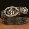 Gold Navy - Men's Genuine Leather Belts