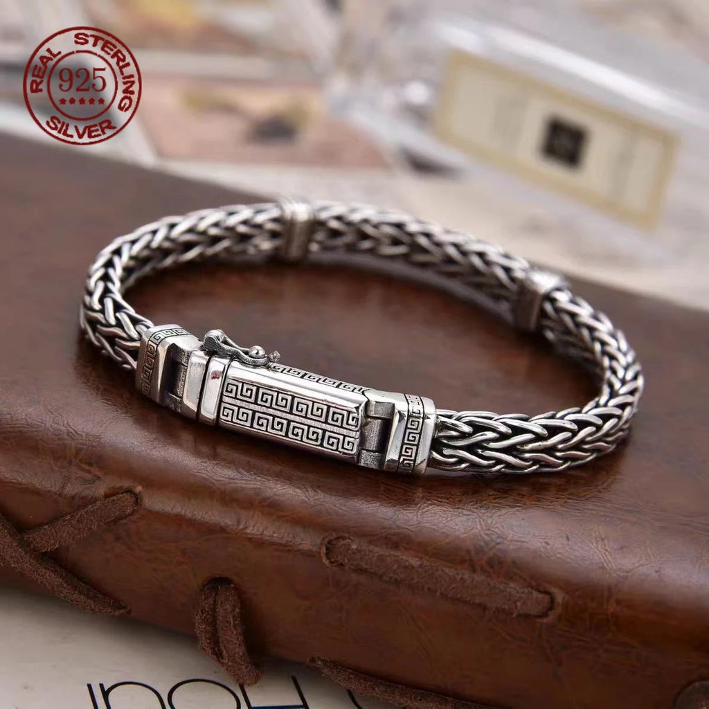 Retro Woven (S925 Sterling Silver) Bracelet