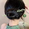 Wooden Moon/Flower Hair Sticks
