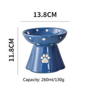 PET Ceramic (neck protector) Food Bowl (stable no-overturning)