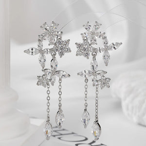 Sweet Pink Flower Earrings