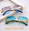 SHAUNA Rimless Fashion Shades