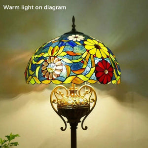 European (stained glass) Floor Lamp