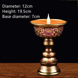 Lotus Flower Candle Decor