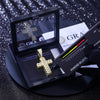 Bling/Diamond Sterling Cross Necklace