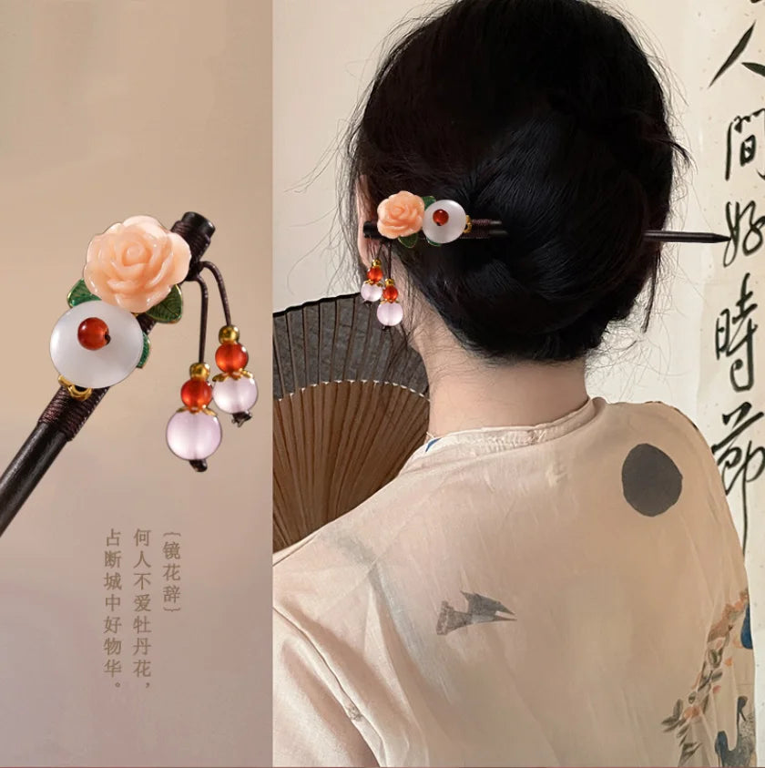 Tassel/Flower Hairpins