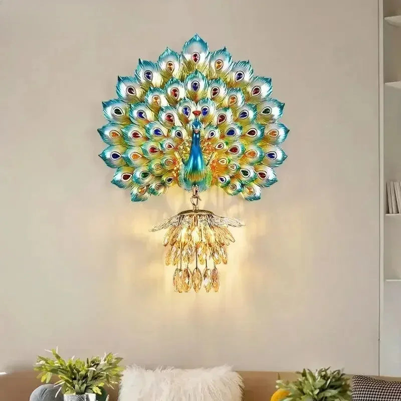 American-style Peacock (wall lamp)
