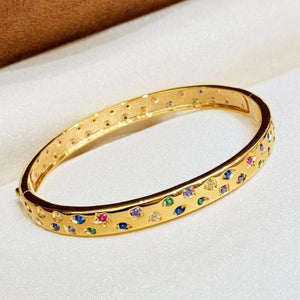 Rainbow Diamond (S925 Pure Silver) Bracelet