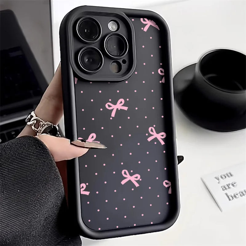 Bow & Cherry iPhone Cases