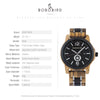 BOBOBIRD Men's Wooden Watch