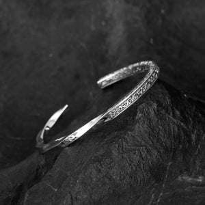 Twist (S925 Silver) Men's Bracelet