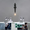 Modern (Black/Gold/White) Chandelier