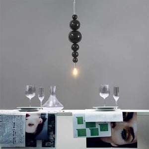 Modern (Black/Gold/White) Chandelier