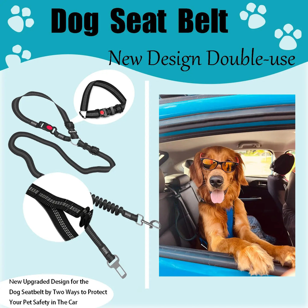 Adjustable & Heavy Duty Dog Car Seat Belt