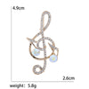 Musician Butterfly Brooch