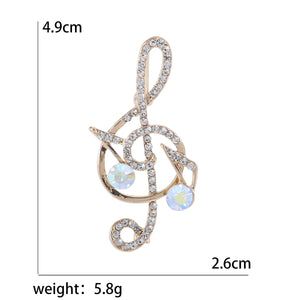 Musician Butterfly Brooch