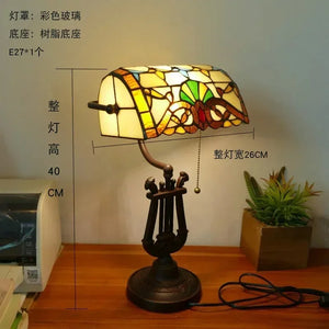 Tiffany (Banker Style) Desk Lamp