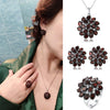 African Garnet - Sterling Set