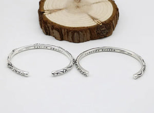 Silver Vine (925 Sterling) Cuff Bracelet