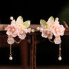 Butterfly Flower Hairclips (1pair)
