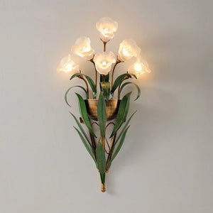 French (Leaf Flower) Wall Lights