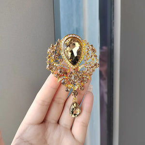 Retro Waterdrop Brooches