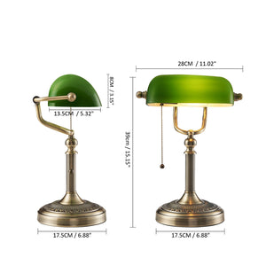 Classic Desk Lamp (Green/White)