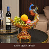 Peacock Fruit Plate/Decor Ornament