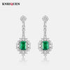 Emerald/Vintage (100% 925 Sterling Silver) Earrings
